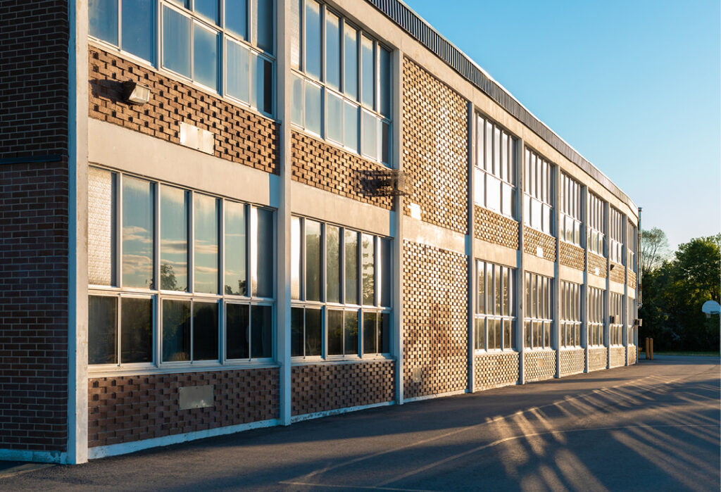 Old design school building
