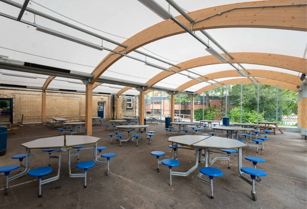 School dining canopy